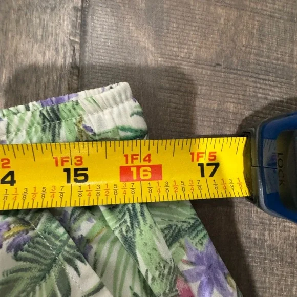 Cynthia Rowley Floral Palm Tropical Pajama Set – Top & Pants Size L - Picture 16 of 17